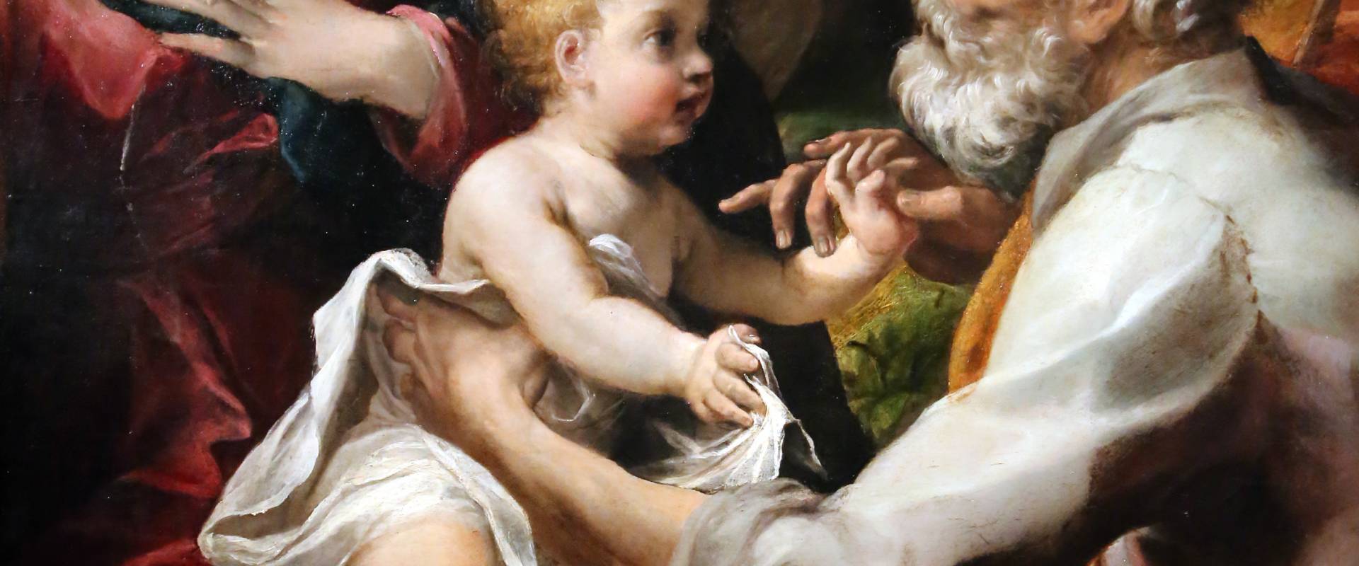 Michelangelo anselmi, sacra famiglia con santa barbara e un angelo, 1534, 02 foto di Sailko